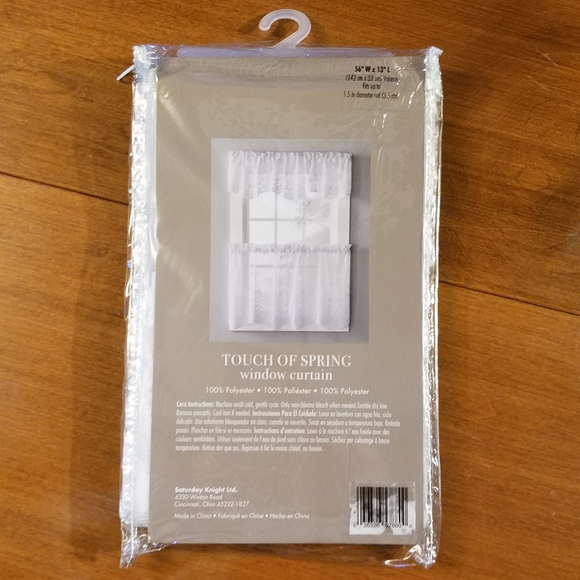 NWT SKL Home Window Curtain Valance - Picture 6 of 10